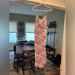 Reformation Kourtney Dress in Mountain Dew NWT